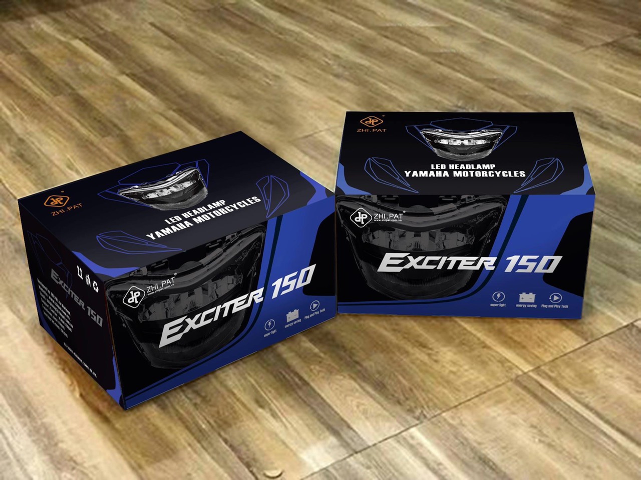 ĐÈN PHA LED ZHIPAT CHO XE EXCITER 150  VER 2 ( BẢN SPORTY 2019)