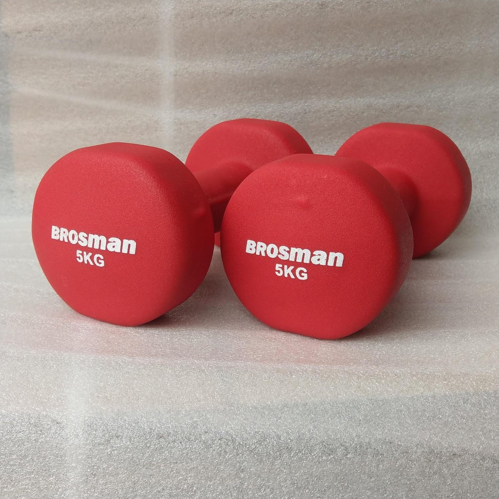 Tạ tay Brosman 5 Kg (Đỏ)