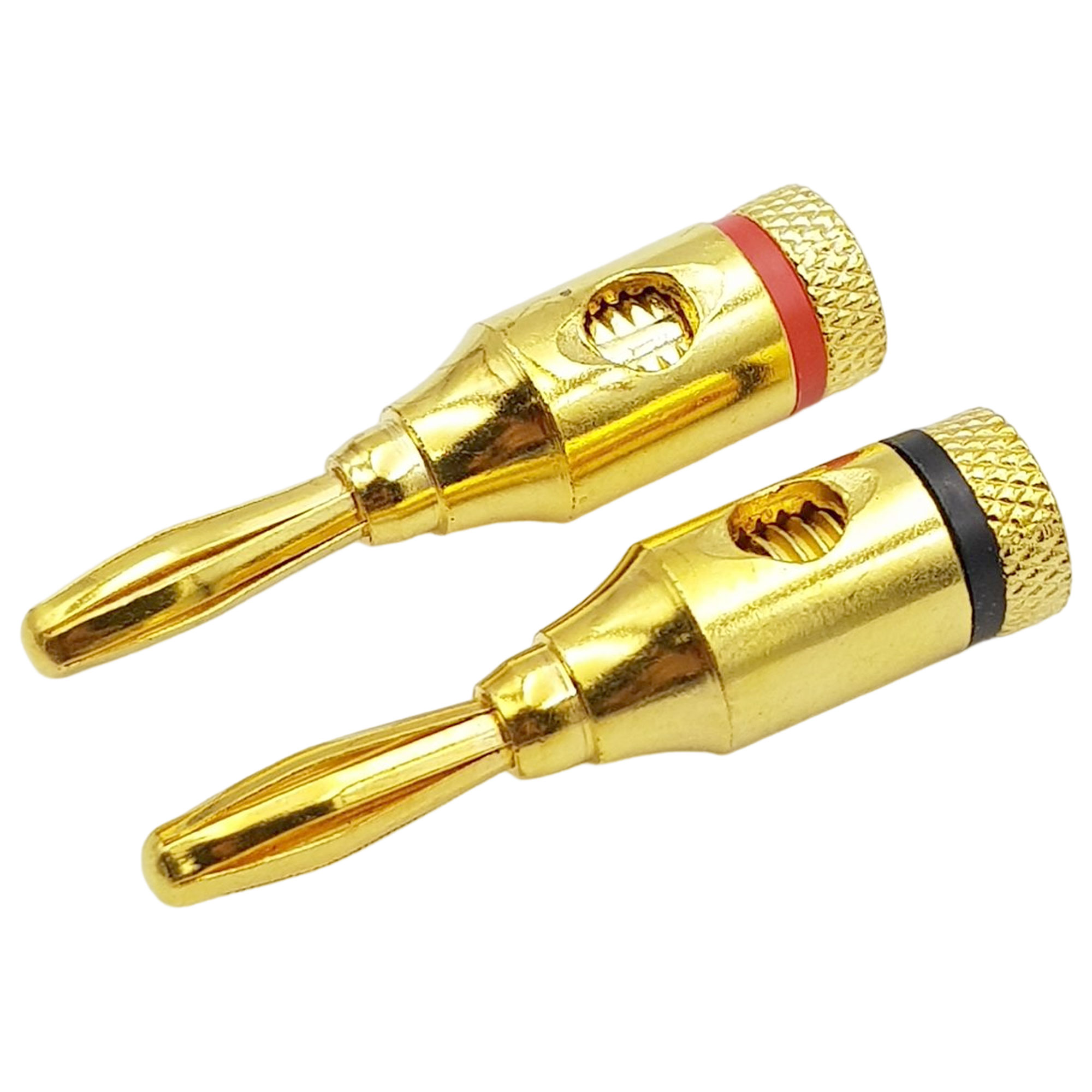 Jack bắp chuối 4mm mạ vàng
