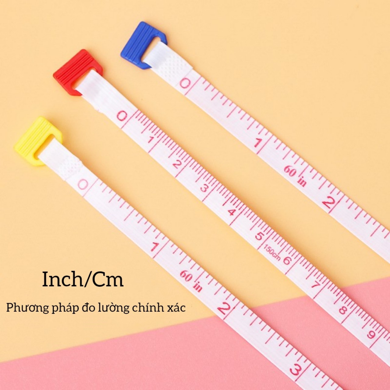 Thước dây có hộp cuộn tiện dụng nhiều màu lựa chọn