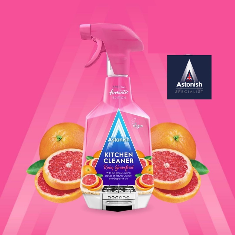 Bình Xịt Tẩy Dầu Mỡ & Cháy Khét Astonish C3410 750ml