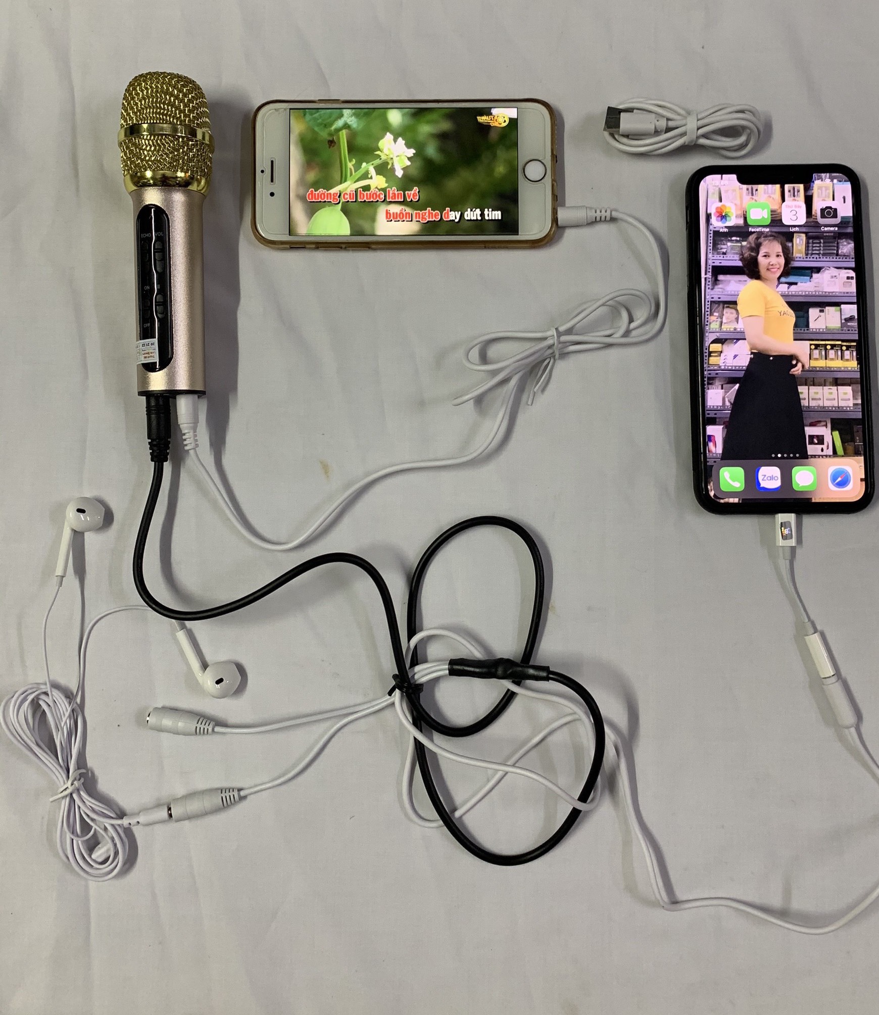 Micro C11 nâng cấp bắt mic xa dây kết nối dài bảo hành 6 tháng