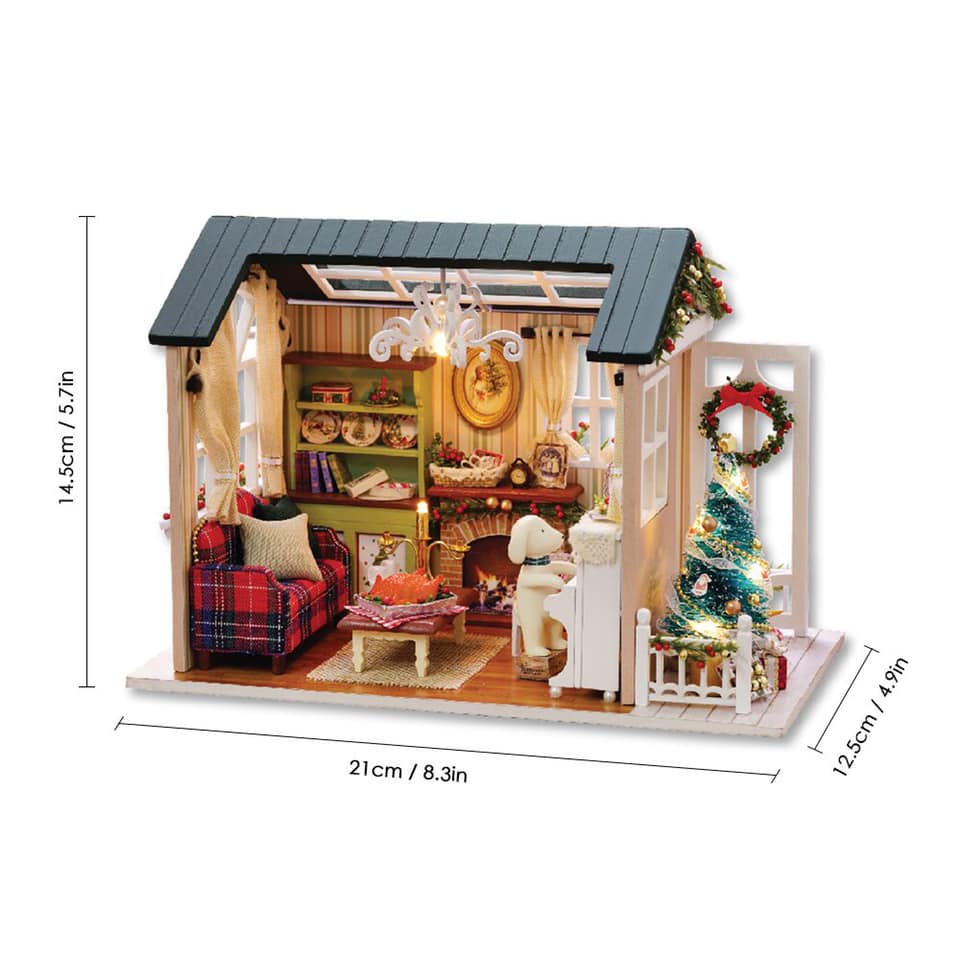 ĐỒ CHƠI LẮP RÁP MÔ HÌNH NHÀ 3D DỄ THƯƠNG DIY CUTE ROOM