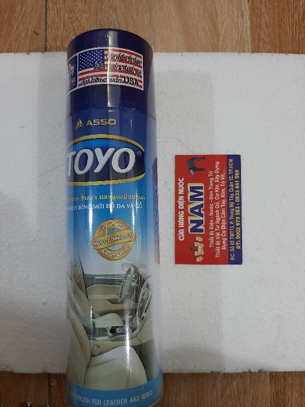 Bình xịt bóng da bóng gỗ cao su toyo 500ml