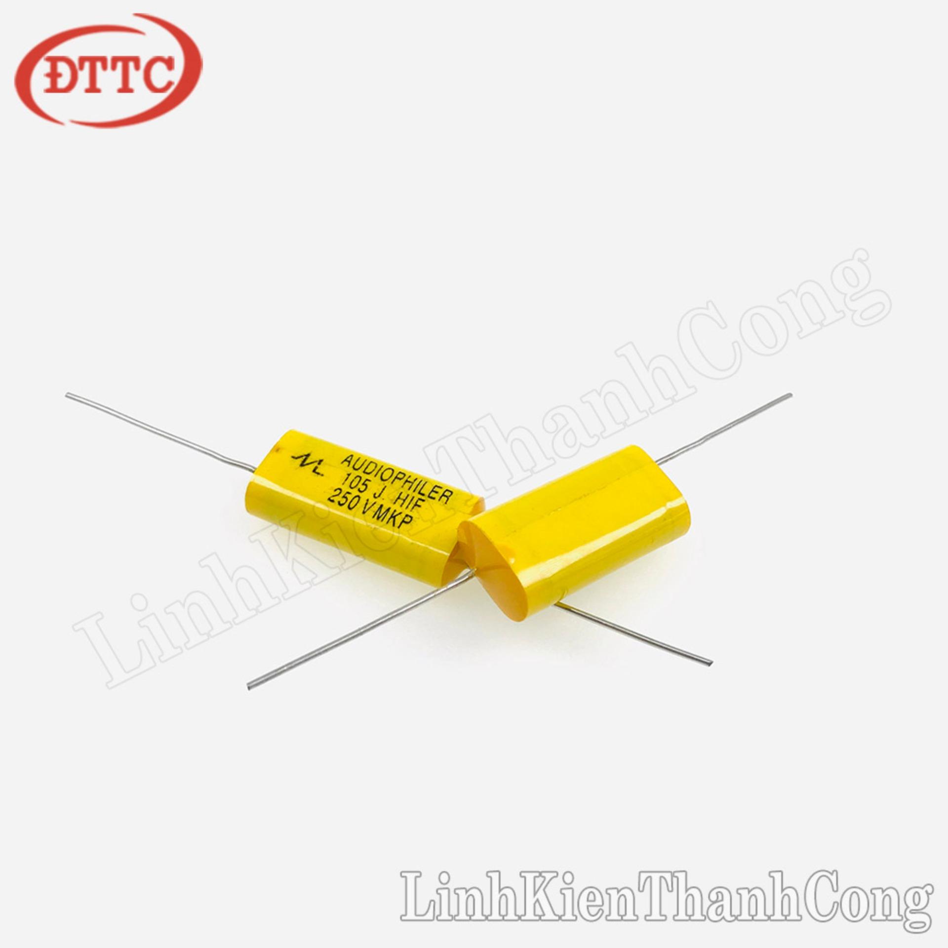 Tụ AUDIOPHILER  1uF 250V 105J Màu Vàng