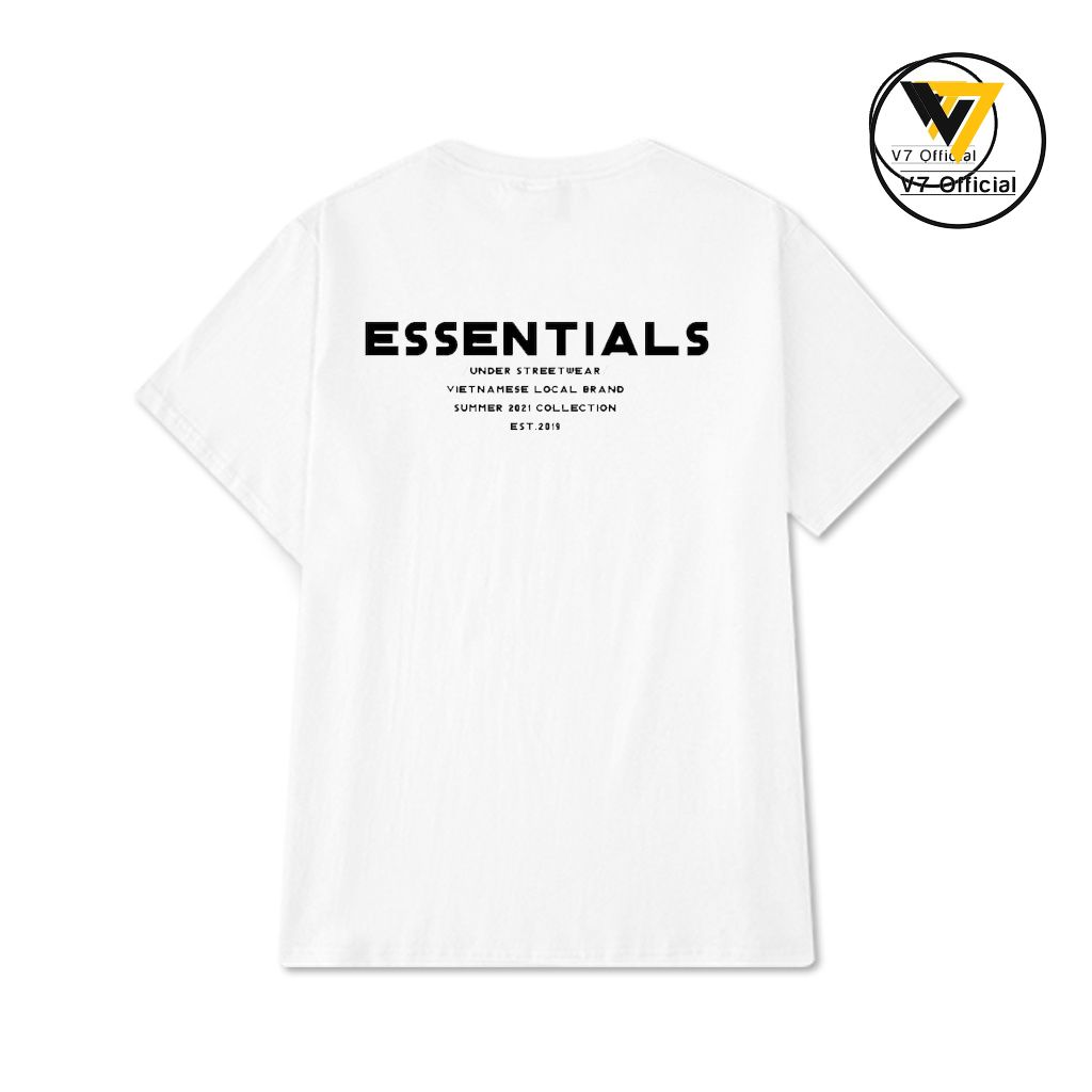 Áo thun UNDER Essentials Tee(V6) - áo unisex dáng rộng-VENDER STORE