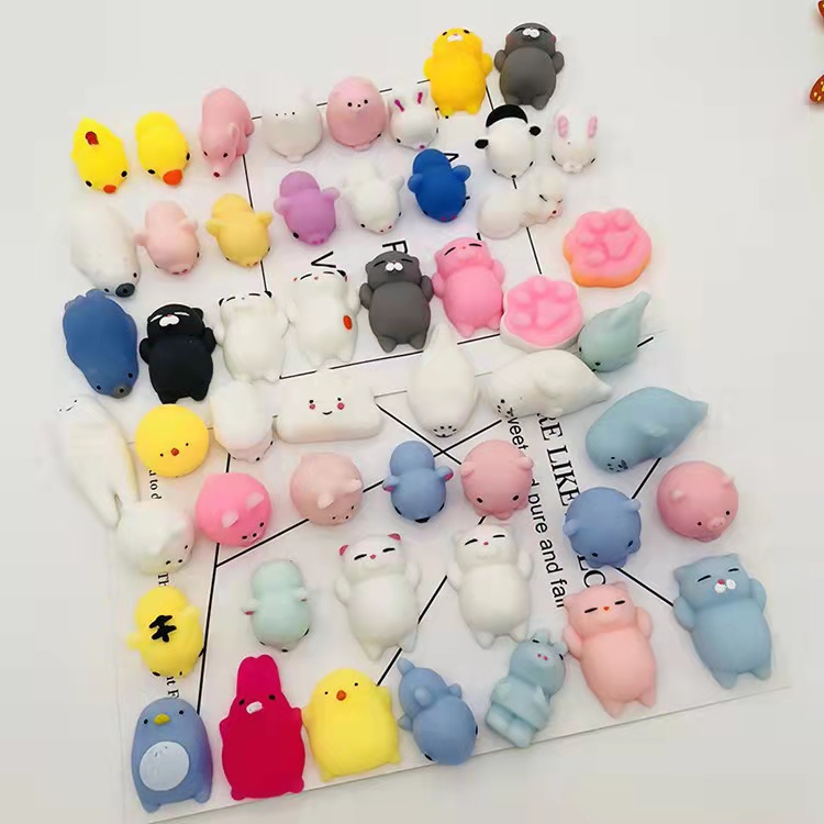 Thú mochi xả stress - Đồ chơi thú mochi squishy (Giao ngẫu nhiên 1 con)