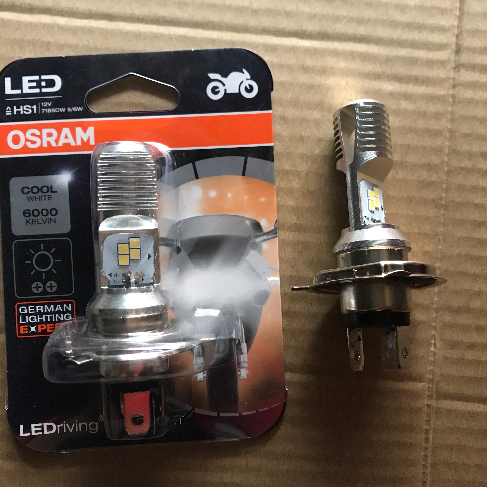 Bóng đèn led ba chân Osram ( H1) (bóng tăng sáng)