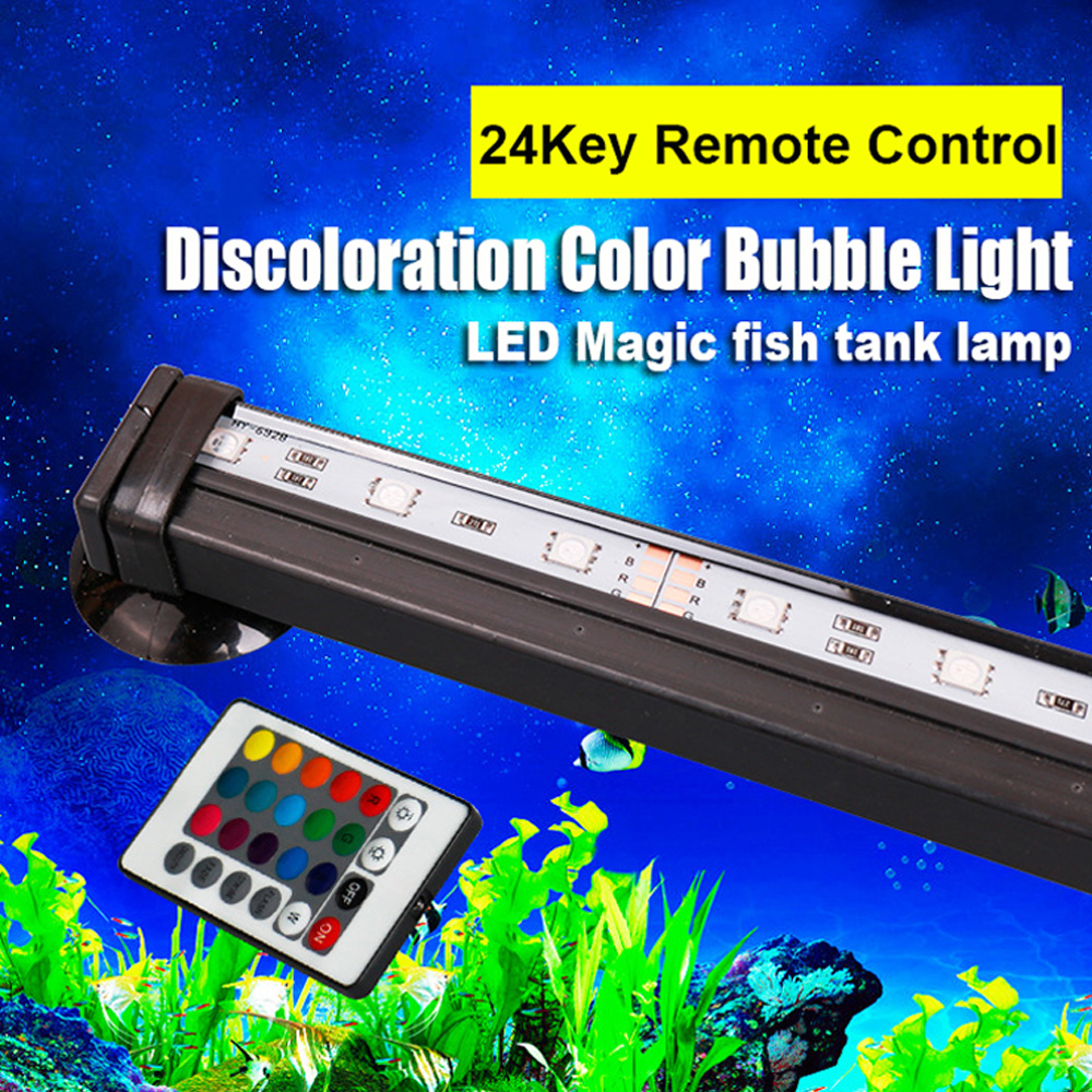 Hồ Cá Cá Ánh Sáng Đèn LED Chống Nước Bong Bóng Đèn Bể Chìm Nhiều Màu Sắc