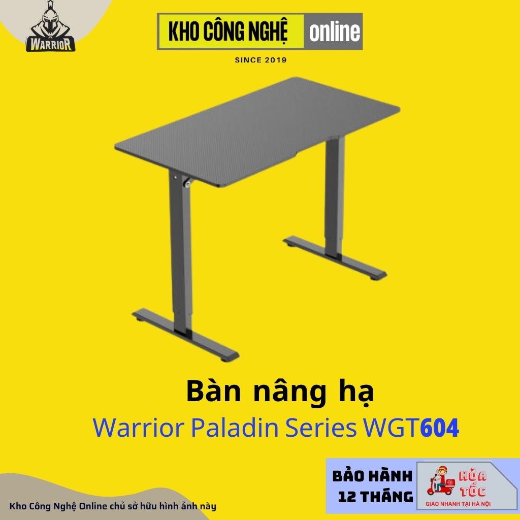 Bàn nâng hạ WARRIOR – Paladin Series – WGT604 (Trắng)
