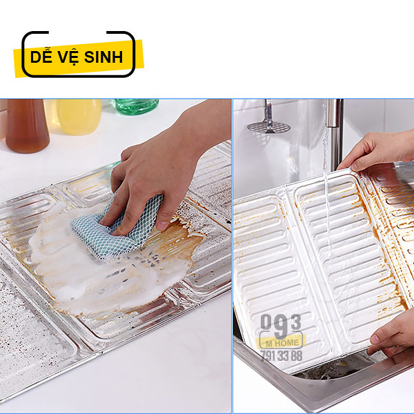 Combo 2 Tấm Chắn Văng Dầu Mỡ Tấm Ngăn Gió