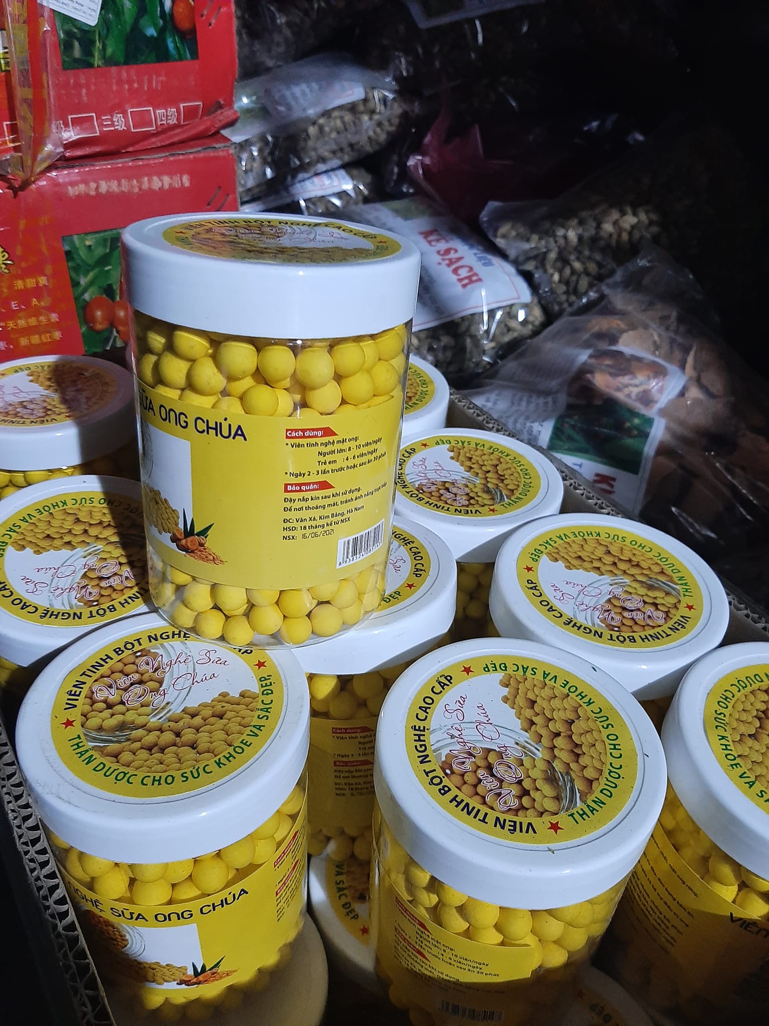 VIÊN NGHỆ SỮA ONG CHÚA 500GR