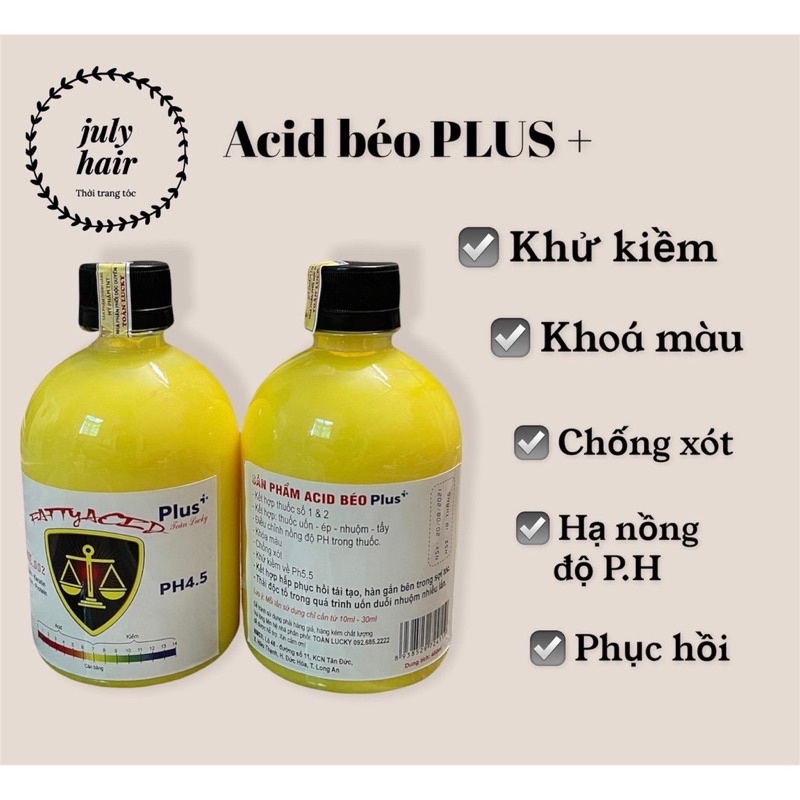 axit béo phục hồi tóc