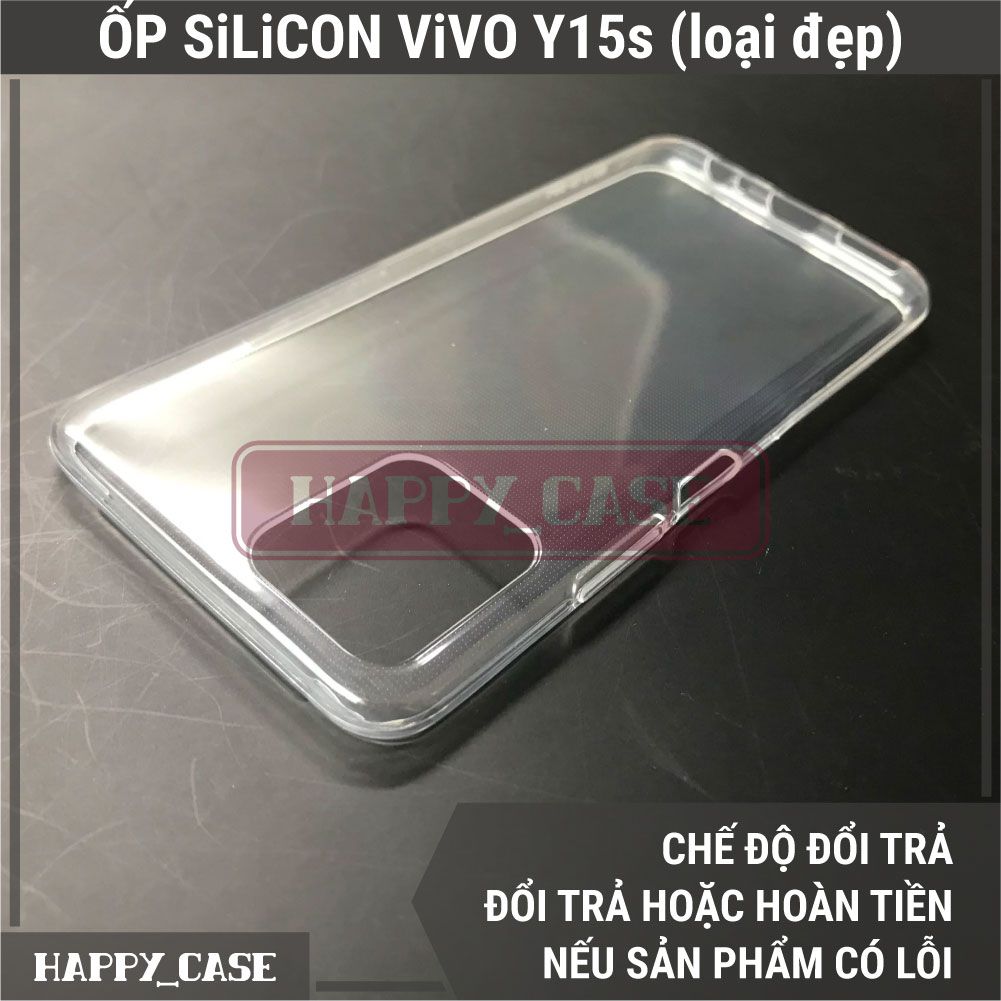 Ốp Điện Thoại Vivo Y15s (LOẠI ĐẸP) Thin Transparent Silicon