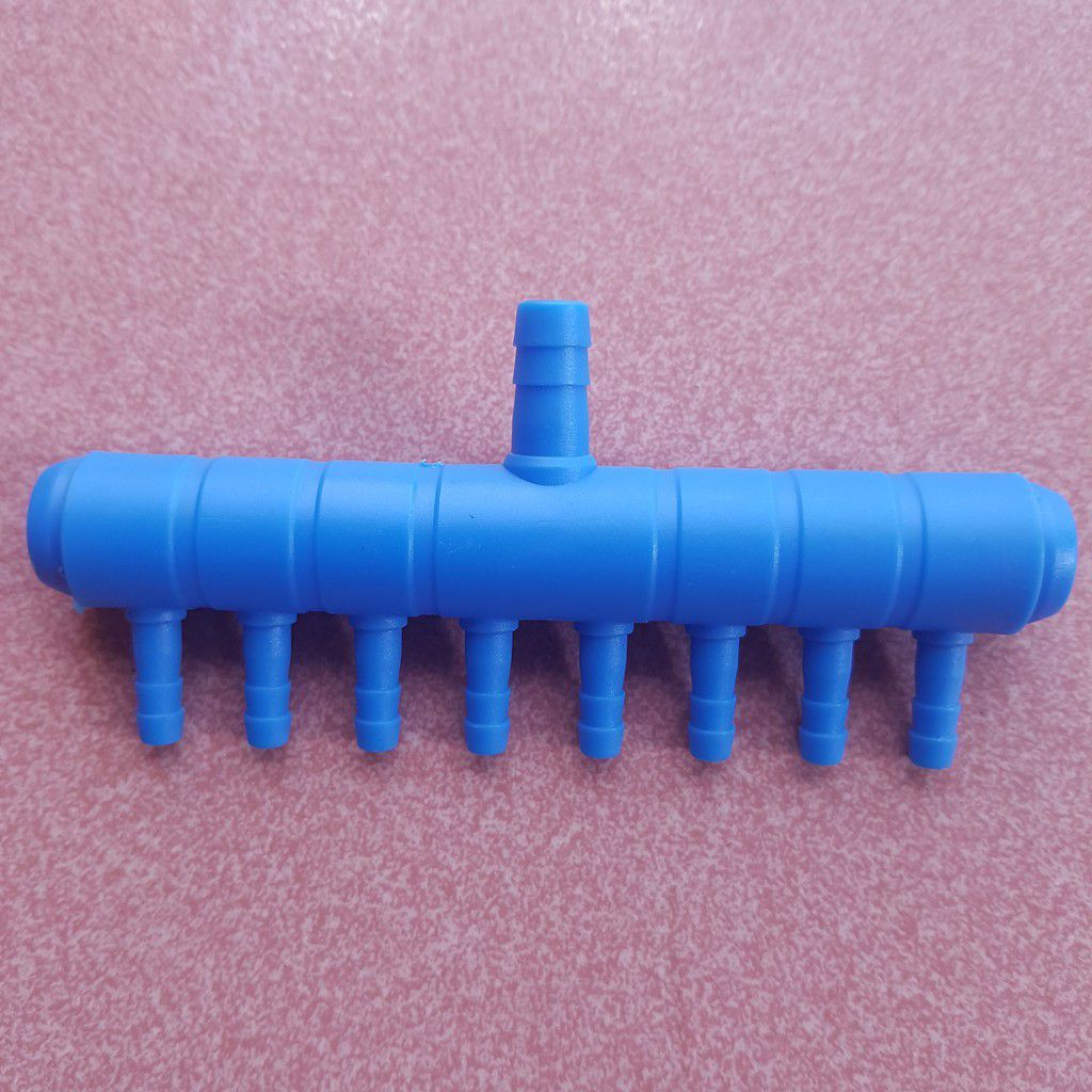 ĐẦU 8 CHIA KHÍ OXI , ĐẦU CHIA KHÍ OXI 8 VÒI , ỐNG CHIA KHÍ 8 ĐẦU