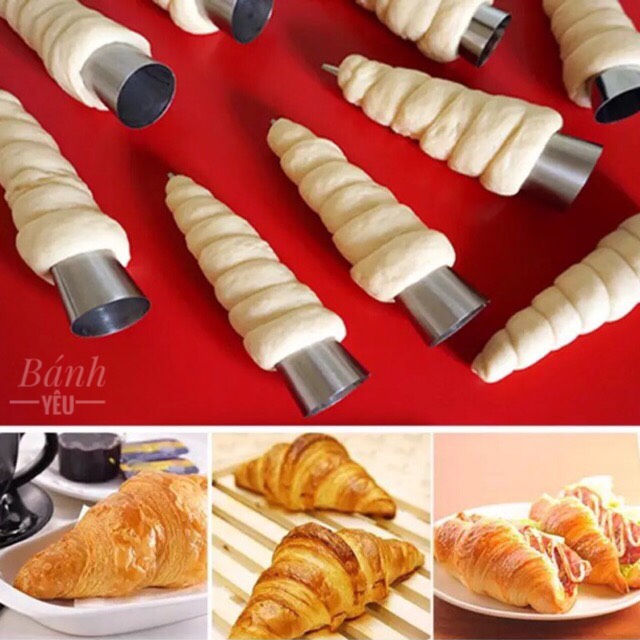 Khuôn Làm Bánh Mì Ốc Quế Lớn 12cm