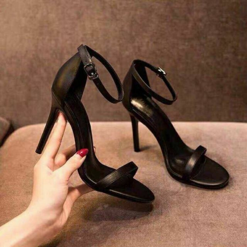 Giày cao gót 9p quai mảnh da mềm gót nhọn giá rẻ