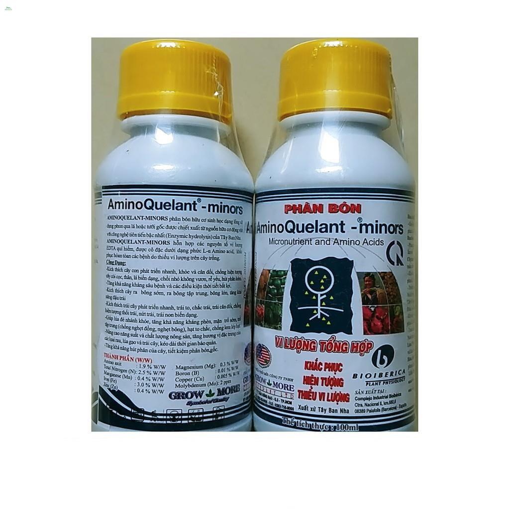 Phân bón vi lượng Amino Minors Bổ sung 6 loại vi lượng Chai 100ml