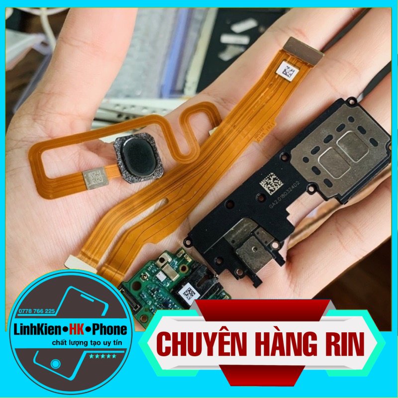 Chân sạc liền cáp,loa ngoài,vân tay,main sạc rin bóc máy