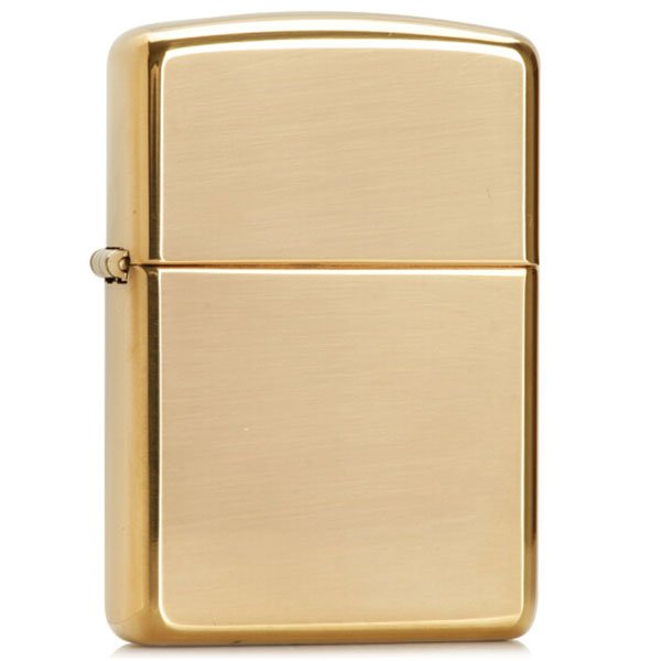 Bật lửa Zippo Mỹ vàng trơn bóng 254B