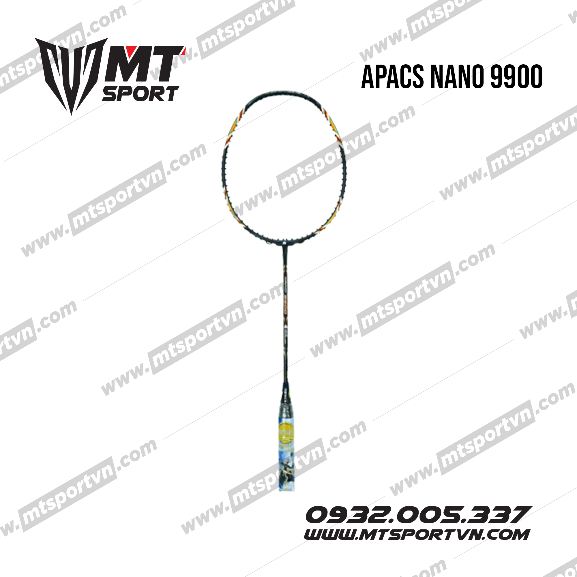 Vợt cầu lông Apacs Nano 9900 Tặng Lưới + Quấn Cán