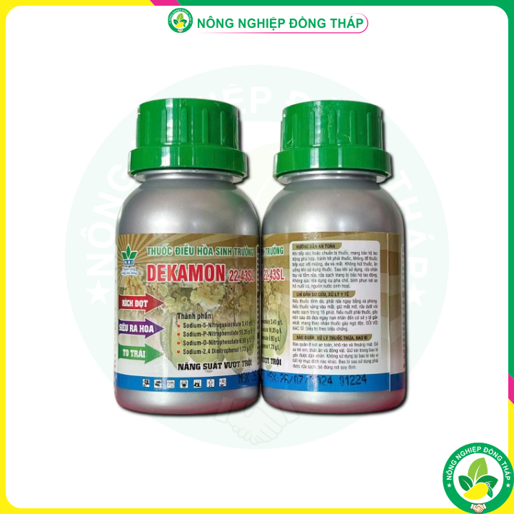 Điều Hòa Sinh Trưởng DEKAMON 22.43SL Kích Đọt – Siêu Ra Hoa – To Trái – Năng Suất Vượt Trội (Chai 100ml)