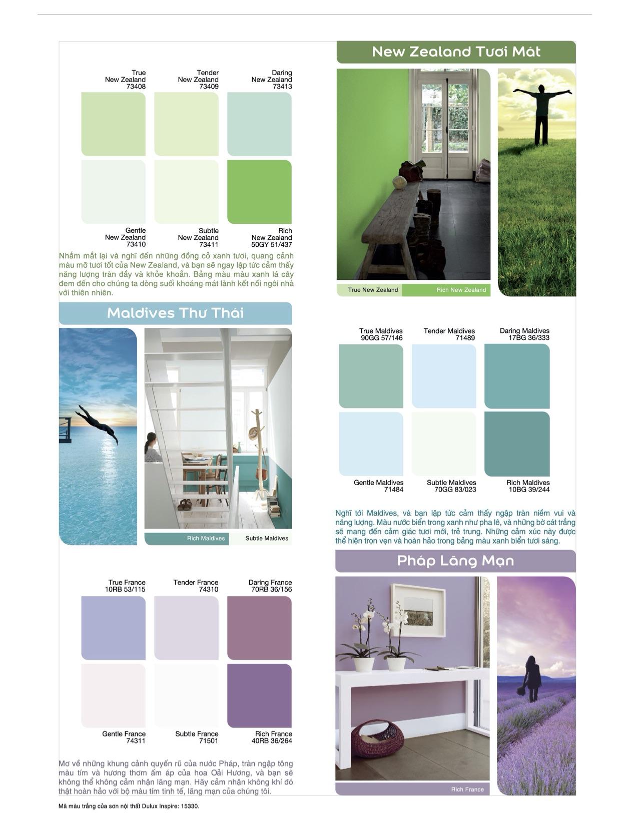 Sơn Dulux Inspire nội thất  bề mặt bóng 18 lít