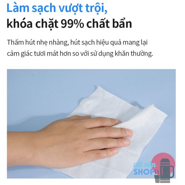 Set 2 gói khăn giấy ướt 80 tờ Lock&Lock