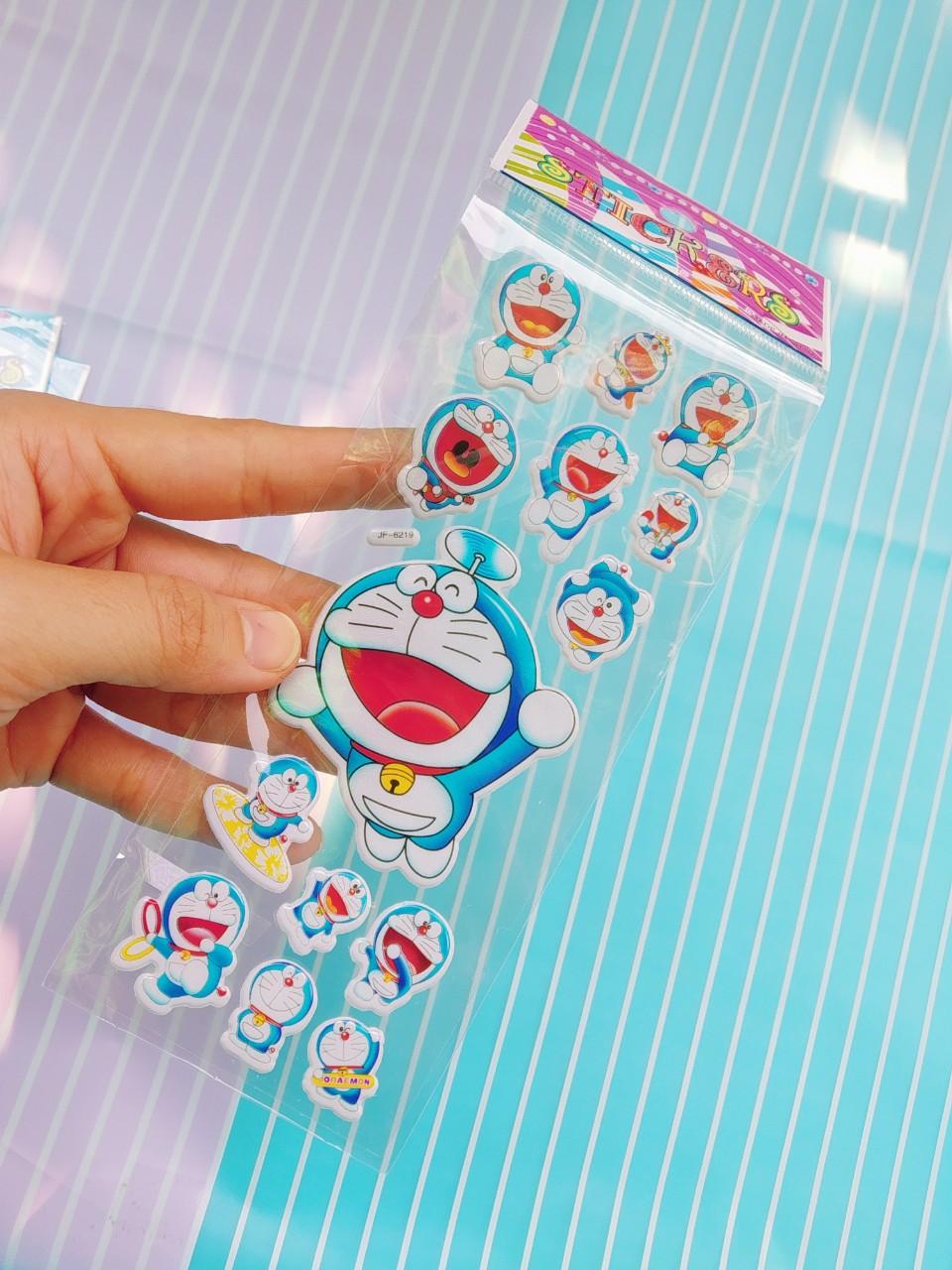 LOVE MON - STICKER DOREMON COMBO 5 TẤM