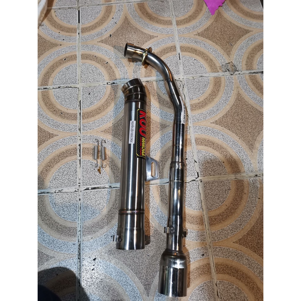 pô kou cổ dream Wave cúp inox không nỉ