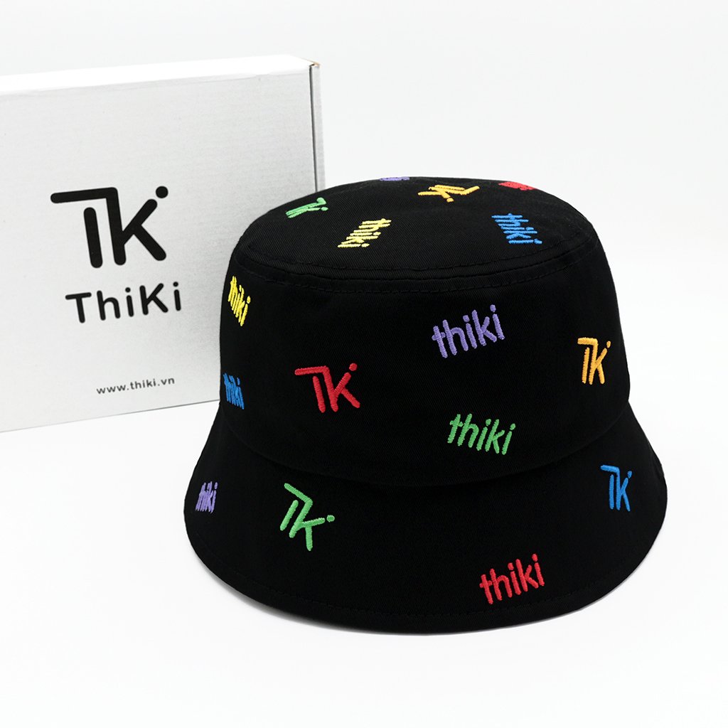 Nón Bucket Hippie Monogram THIKI chính hãng