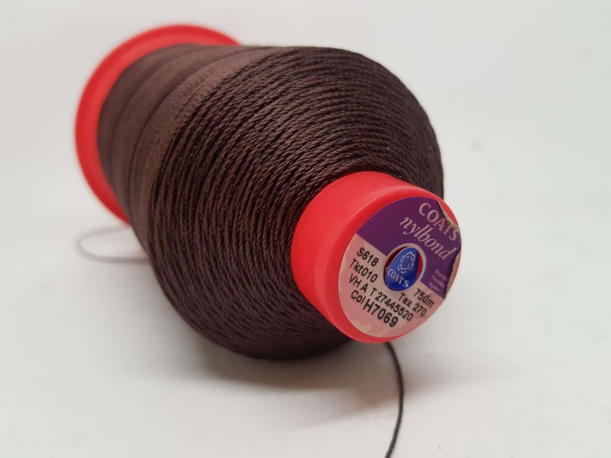 Chỉ dù 1mm màu nâu đậm- cuộn 750m