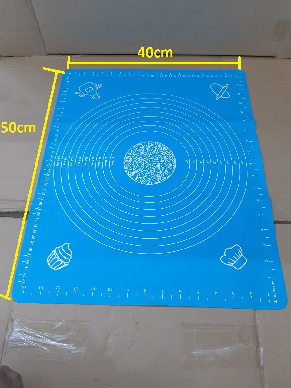 THẢM NHÀO BỘT SILICON CHỐNG DÍNH 40X50CM