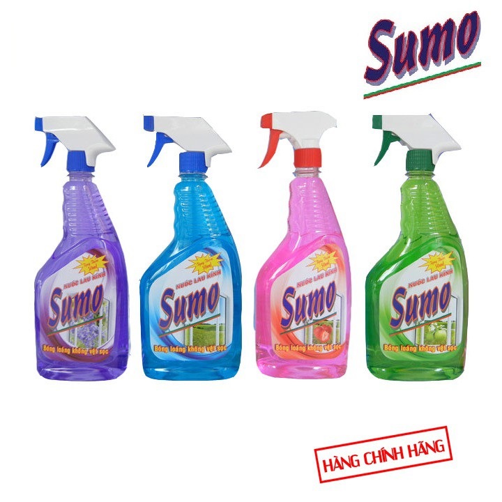 [HCM]Nước lau kính SUMO 800ml Tặng thêm 50ml