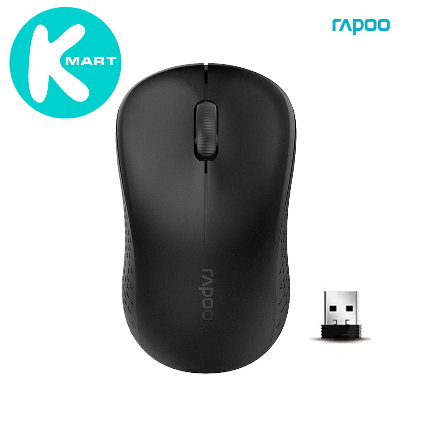 Chuột không dây Rapoo M20 Black - Hàng Chính Hãng