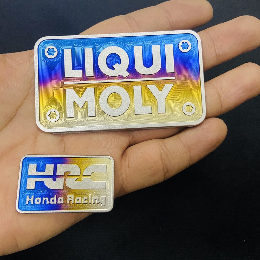 [HCM]TEM TITAN LOGO HIỆU LIQUI MOLYTEM TITAN HRC KEO 3M DÁN DÍNH CỰC CHẮC (CHẤT LIỆU TITAN 100%)
