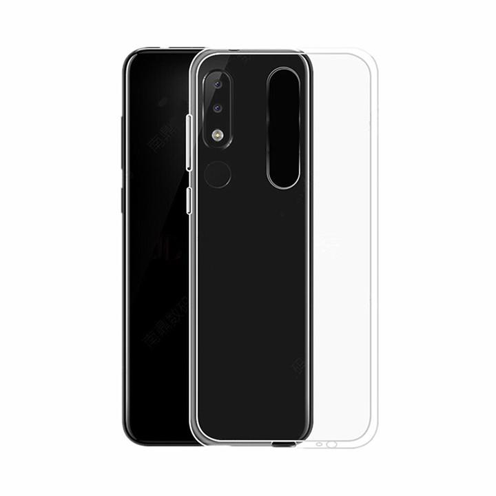 Ốp lưng Nokia 5.1 Plus silicon dẻo trong suốt siêu mỏng 0.6mm loại A