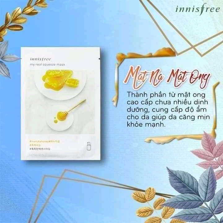 [HCM]Mặt nạ innisfree Mật ong My Real Queeze Mask 20ml