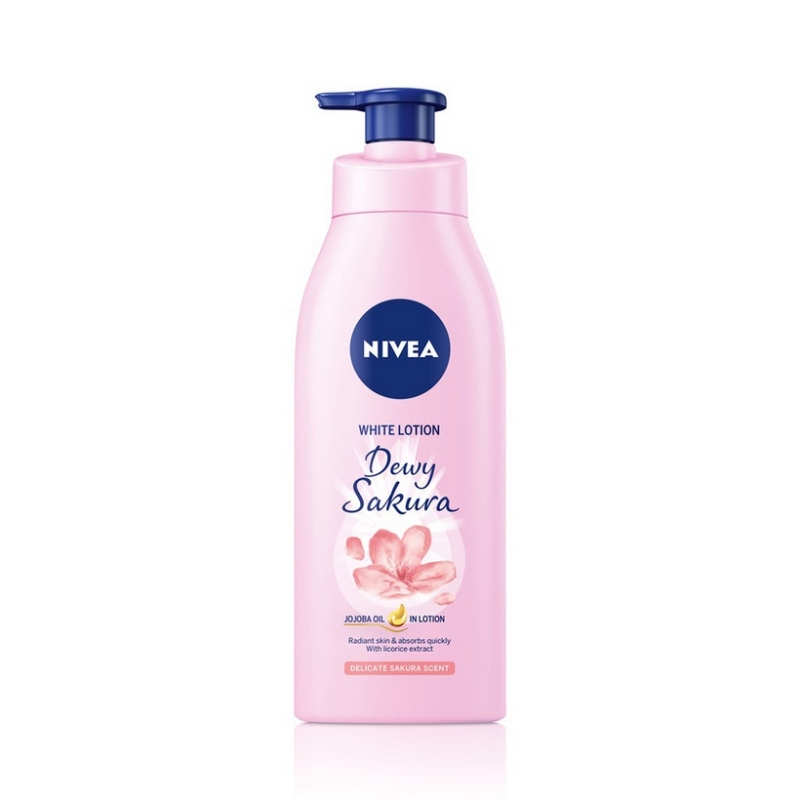 Sữa dưỡng thể dưỡng trắng da Nivea Dewy Sakura 350ml - 85703