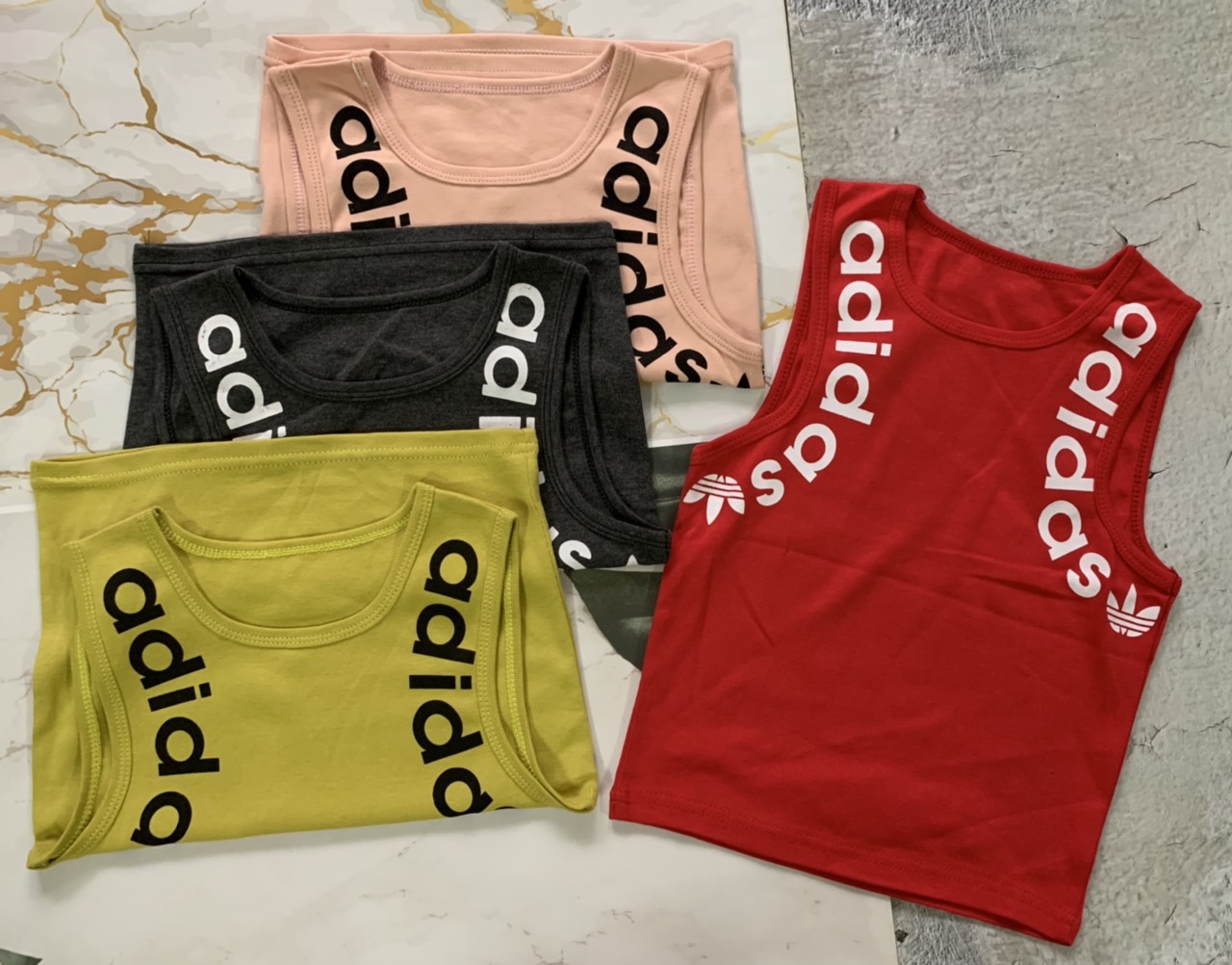 Áo thun ba lỗ ngược - áo sát nách crotop nữ