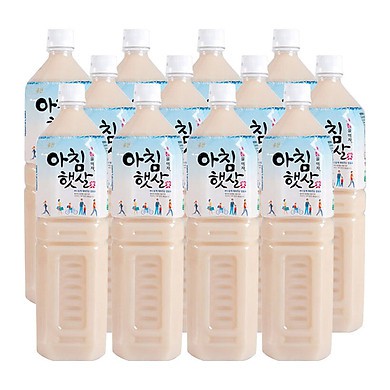 Thùng12 chai nước gạo wongjin hàn quốc 1500ml x 12 chai