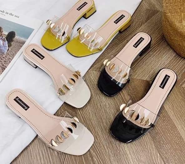 Guốc nữ đính phụ kiện cao 5 cm từ size nhỏ 33 đến 44
