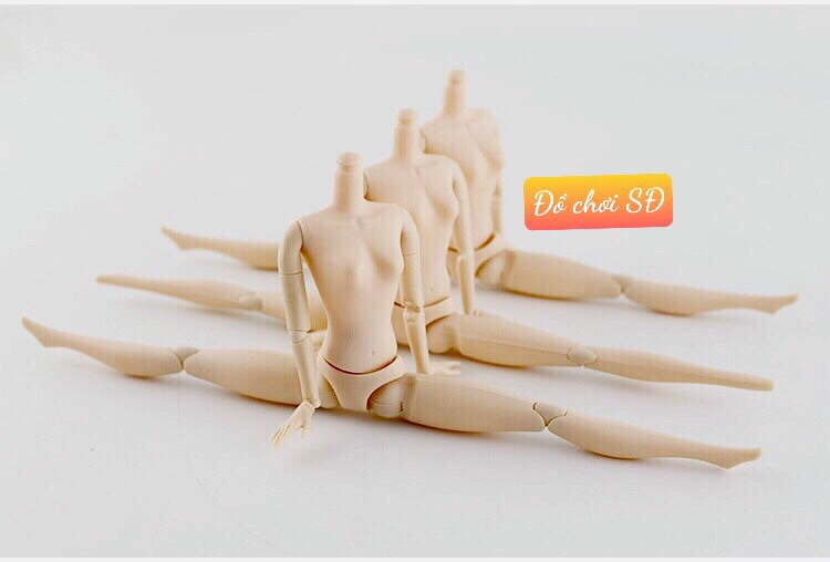Thân búp bê 20 khớp - phụ kiện búp bê 30cm