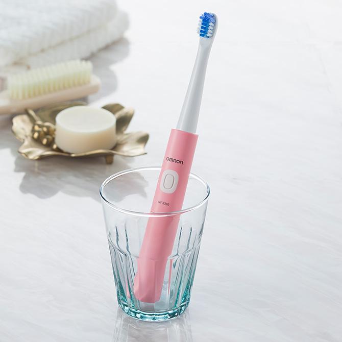 Bàn chải đánh răng chạy pin OMRON Sonic HT-B216 - Nhật Bản