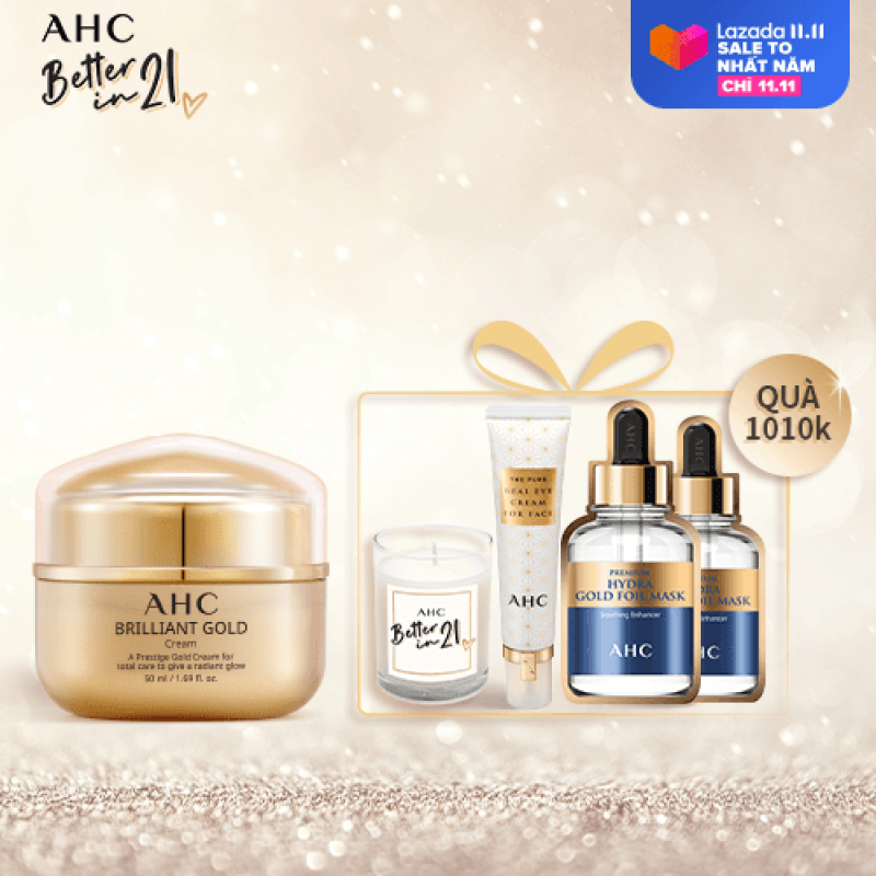 Kem Dưỡng Da Tinh Chất Vàng AHC Brilliant Gold Cream 50ml