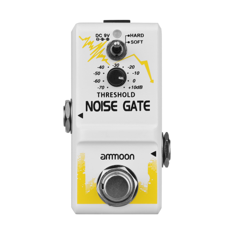 ammoon Single Noise Gate Guitar Effect Pedal True Bypass Zinc Alloy Shell