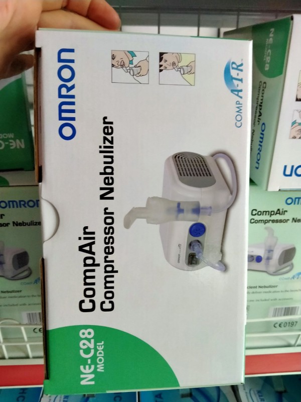 Mô tả sản phẩm Máy xông mũi họng Omron NE-C28
