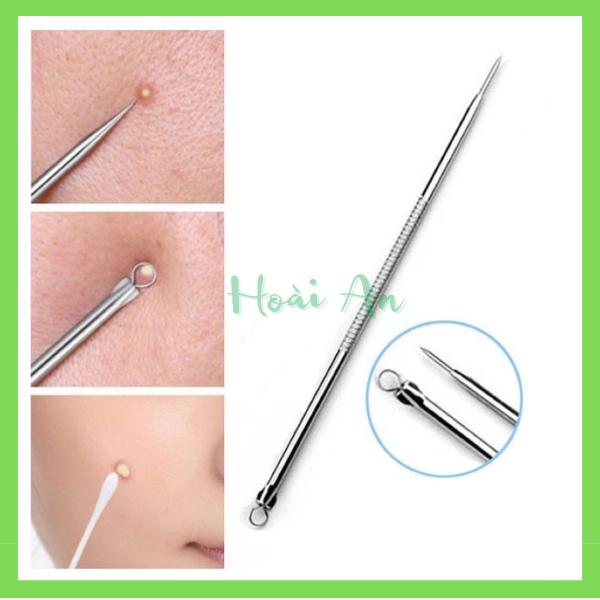 Combo 10 que nặn mụn Malika 2 đầu cao cấp
