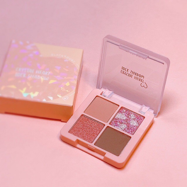 Phấn Mắt Black Rouge Crystal Heart Lock Shadow PICKO