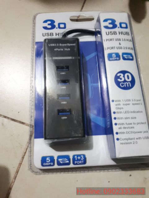 Bộ chia usb 3.0 4 cổng | hub usb 3.0 4ports